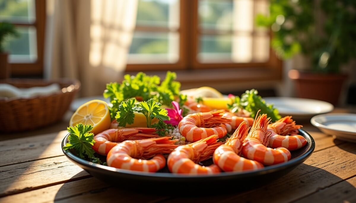 Délices marins : idées gourmandes et faciles pour accompagner vos crevettes