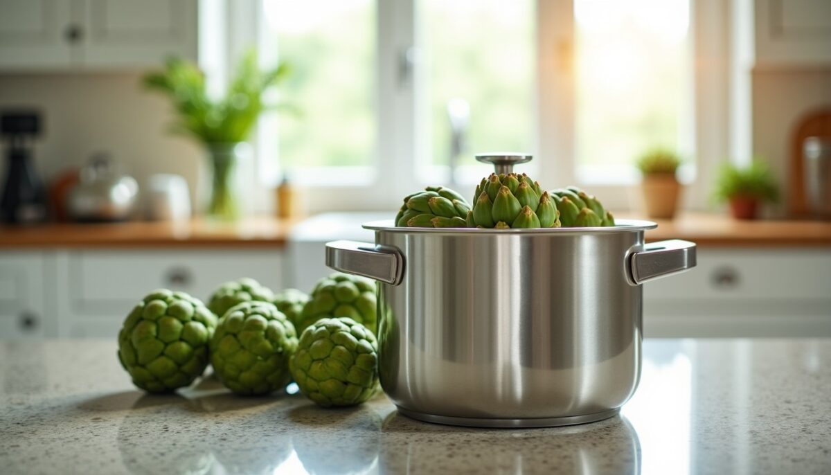 Cuisson de l'artichaut à la cocotte-minute : guide pratique et temps recommandé