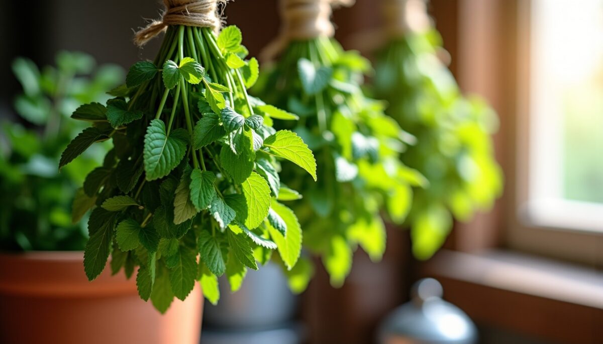 Astuce maison : Sécher menthe et verveine pour savourer l'été dans vos infusions d'hiver